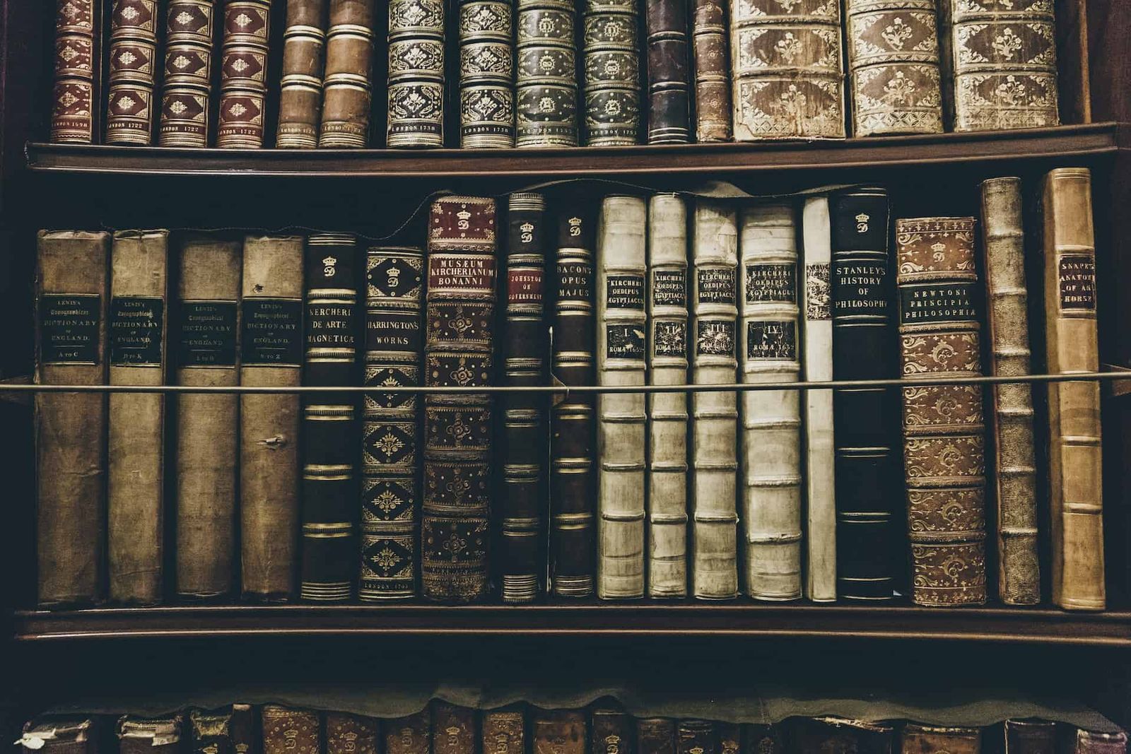 Bookshelf at Chatsworth House