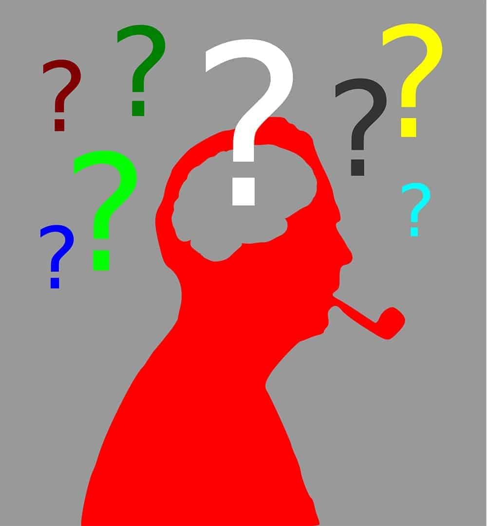 Thinking, doubt, uncertainty, many questions, etc.