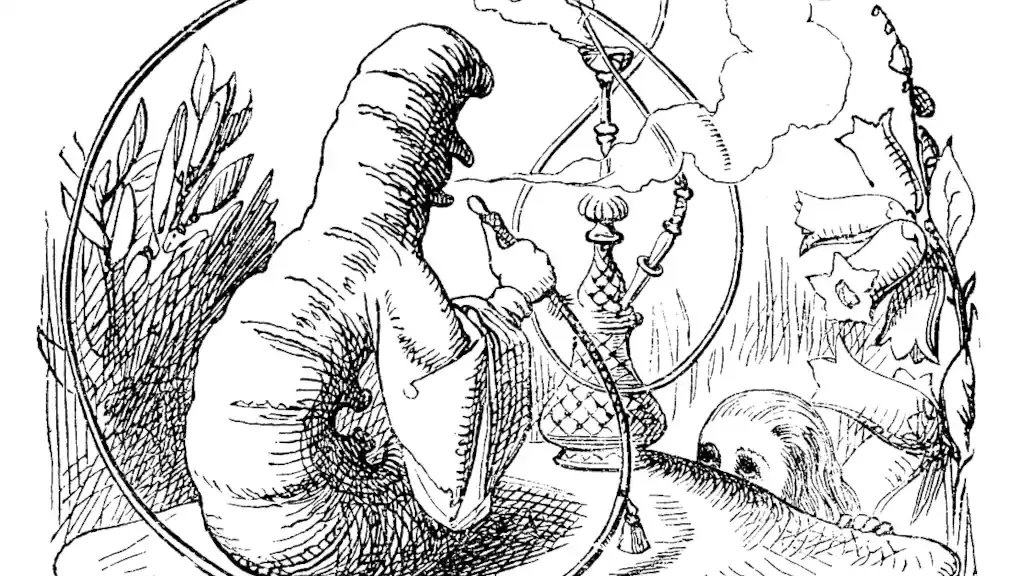 The Caterpillar by Sir John Tenniel