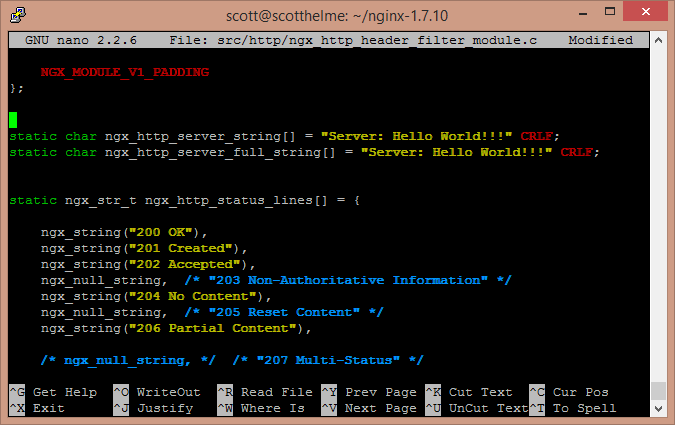 NginX HTTP Header Source Modified