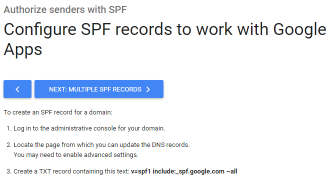 google SPF