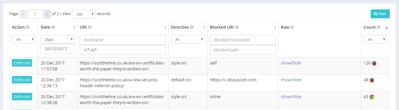 wildcard-path-filters