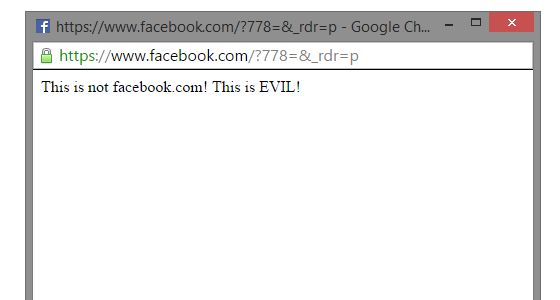 Chrome Address Spoofing PoC