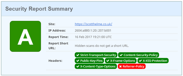 A new security header: Referrer Policy