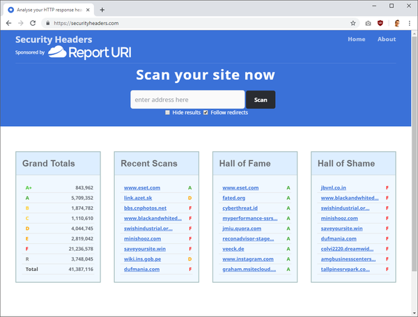 Security Headers Updates