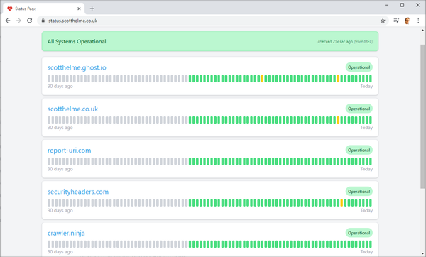 Setting up a quick and easy status page with Cloudflare Workers!