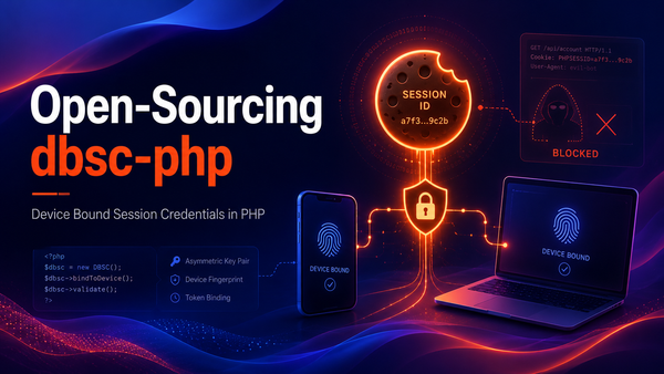 Open-Sourcing dbsc-php: a Server Library for Device Bound Session Credentials in PHP