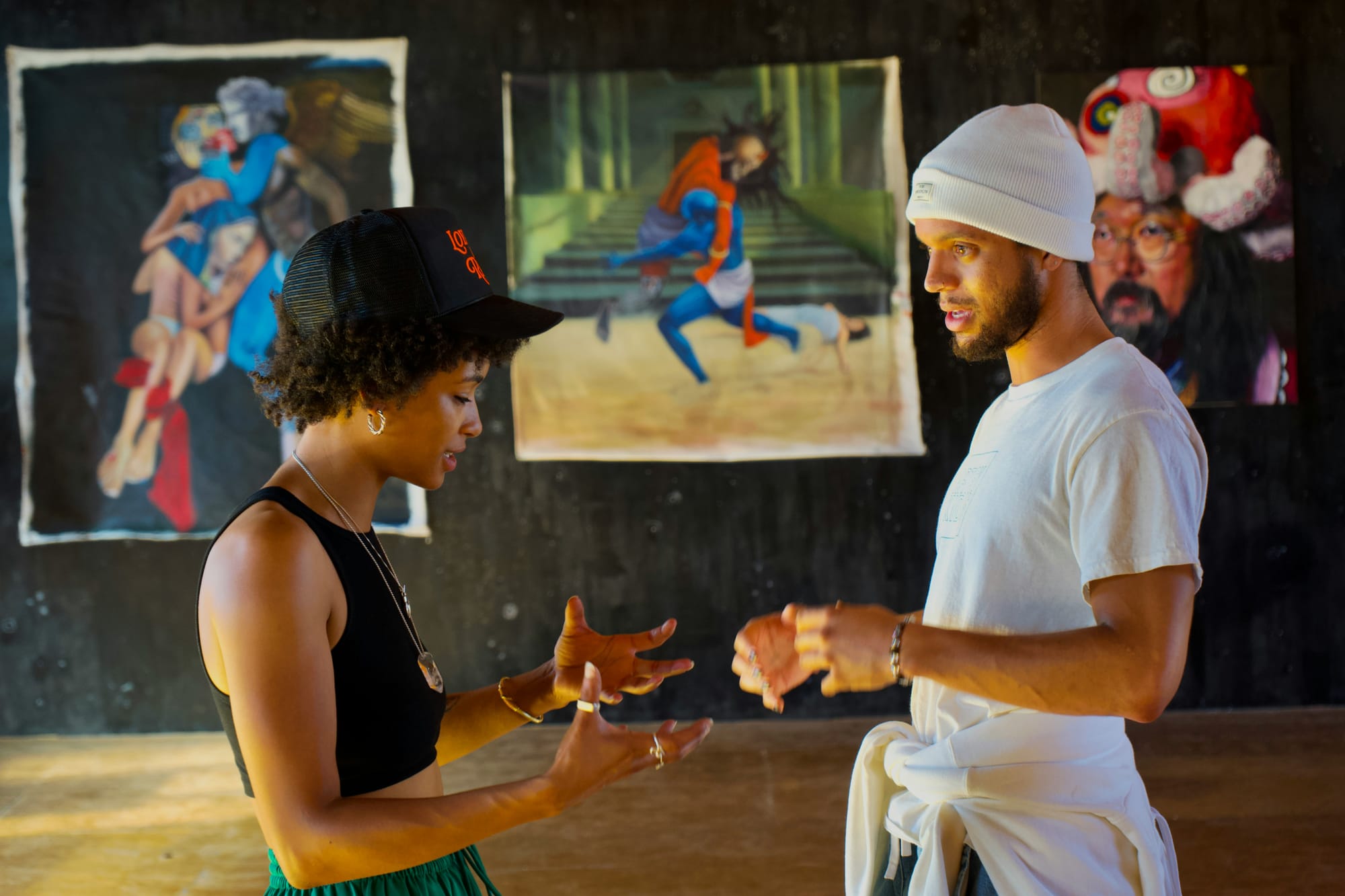 conversation with an artist