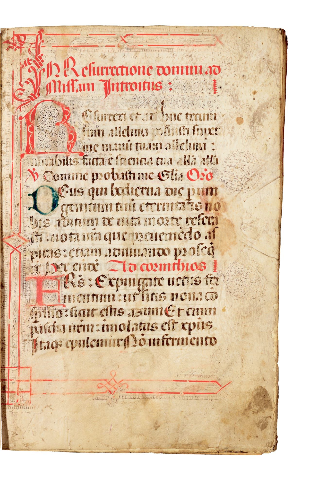 Un manuscrito medieval vuelve al mercado.