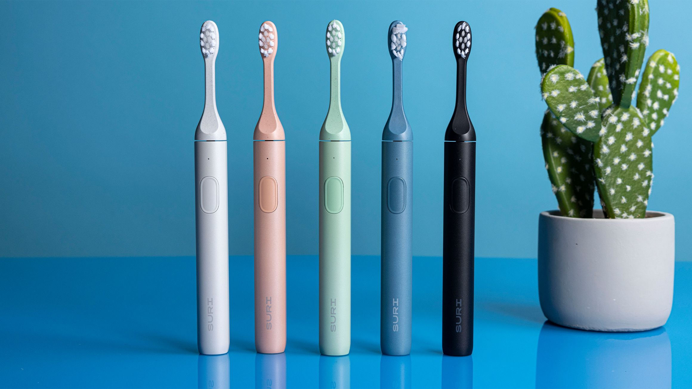 SURI 2.0 (design-forward, travel-friendly toothbrush)