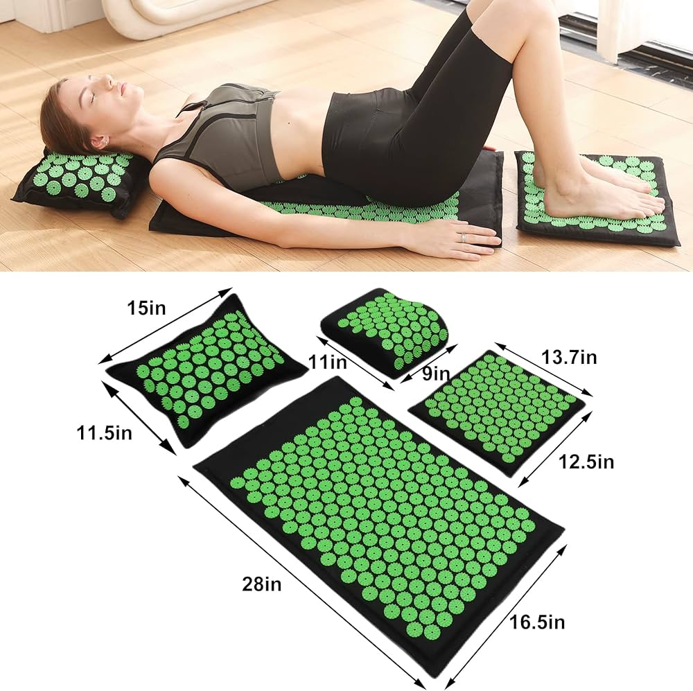 Acupressure Mat & Pillow Set (Shakti / Prosource style)