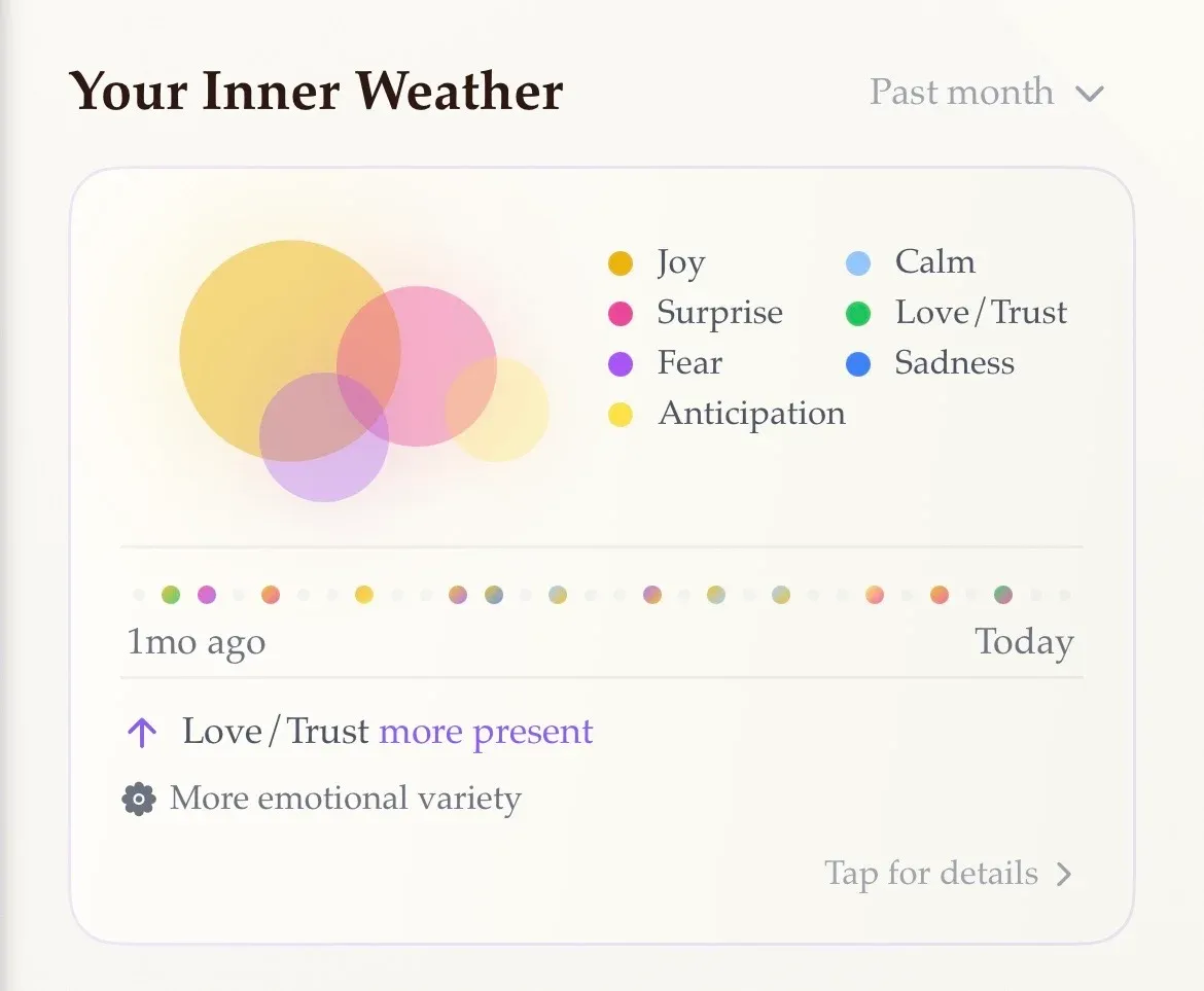 Life Note Inner Weather feature