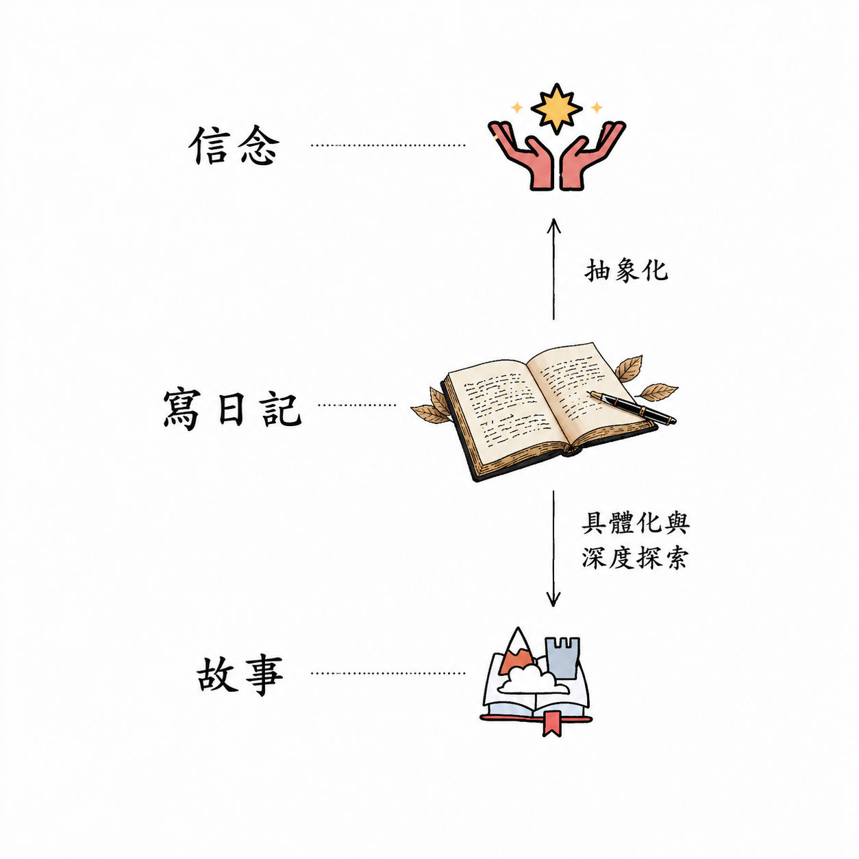 How journaling manifests your beliefs and allow you to take control of your story.