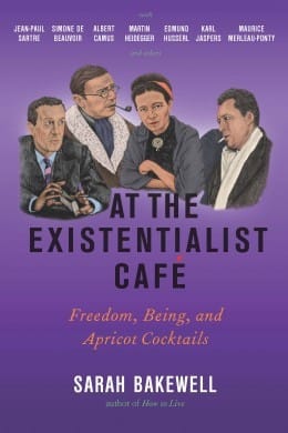 At the Existentialist Café by Sarah Bakewell — book cover