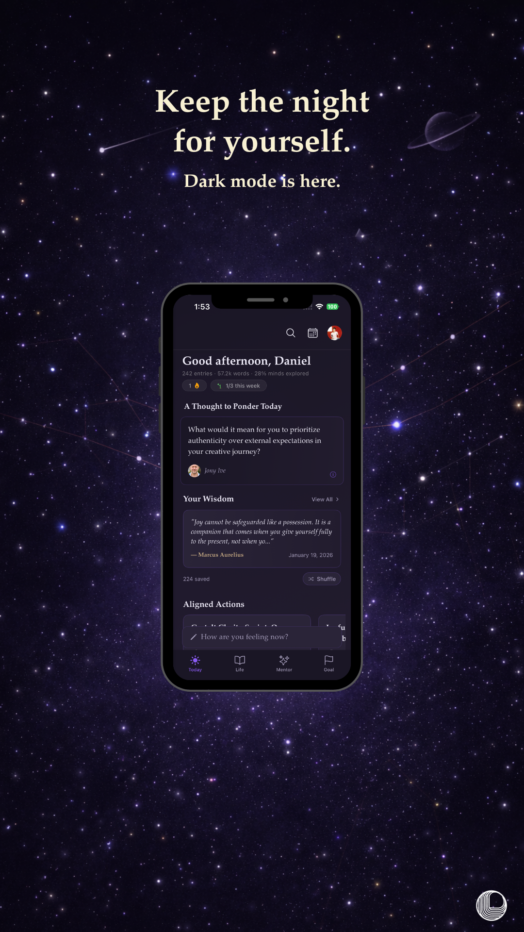 Keep the night for yourself: dark mode’s here.