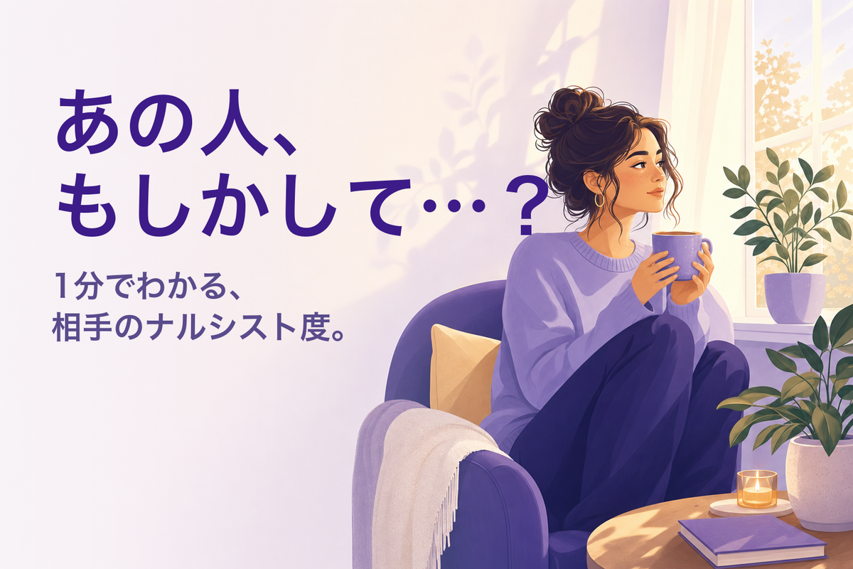 ナルシスト診断｜相手の自己愛をチェック（無料・15の兆候）