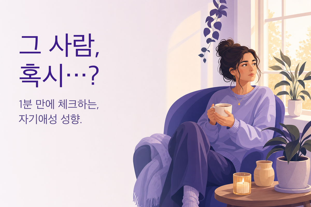 나르시시스트 테스트｜상대방 자기애성 성향 체크 (무료 심리테스트)