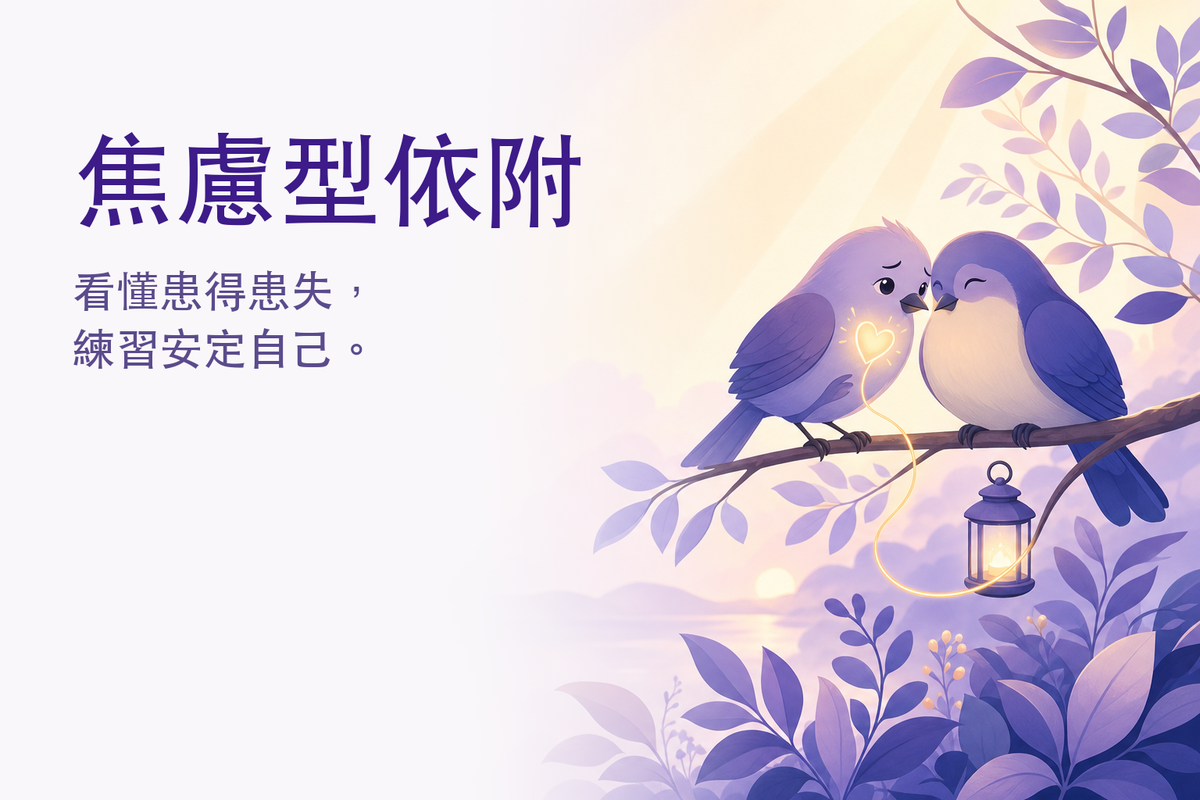 焦慮型依附是什麼？8 個特徵、成因與 6 個安定練習｜依附理論解析