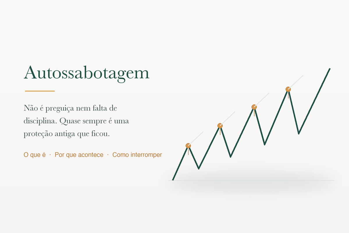 Autossabotagem: o que é e por que você se atrapalha sozinho