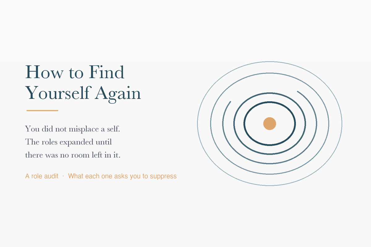 How to Find Yourself Again When You Feel Lost