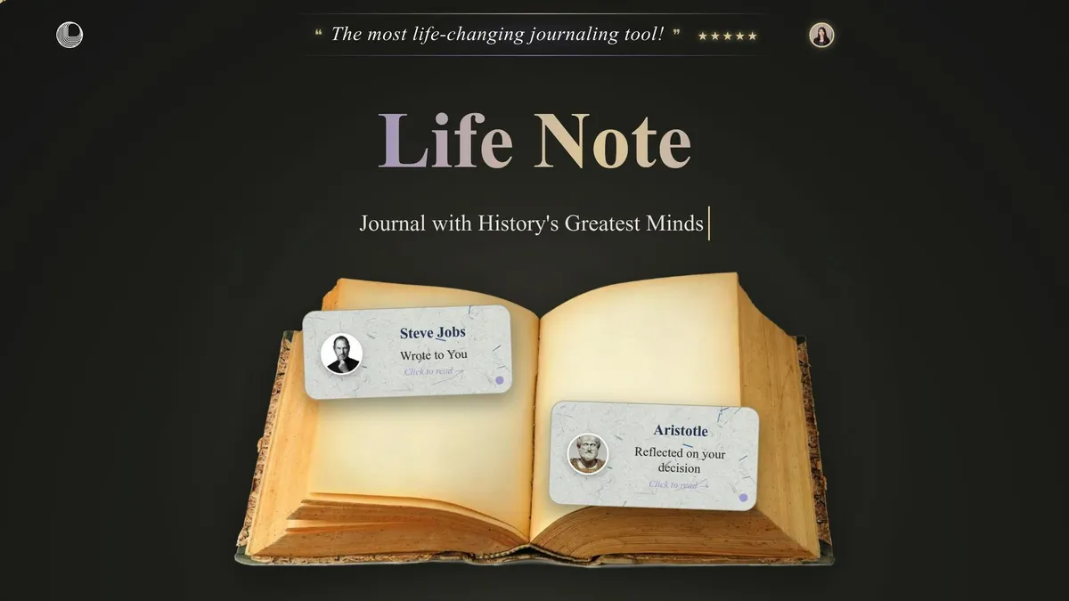 Life Not , AI Journaling Tool For Anxiety