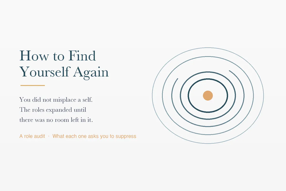 How to Find Yourself Again When You Feel Lost