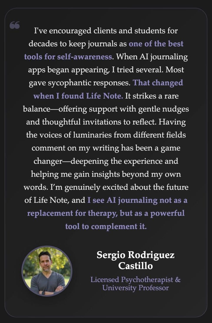 Meet The Therapist Who Helped Life Note Go Deeper + New Updates