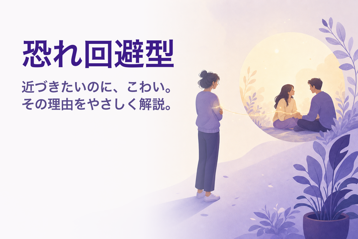 温かなイラスト：温もりに手を伸ばしながら身を引く人 — 恐れ回避型愛着スタイル