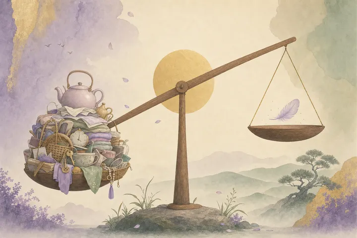 Soft Japanese-watercolor editorial illustration symbolizing weaponized incompetence