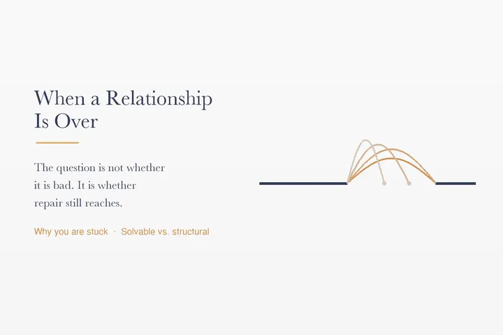 How to Know When a Relationship Is Over