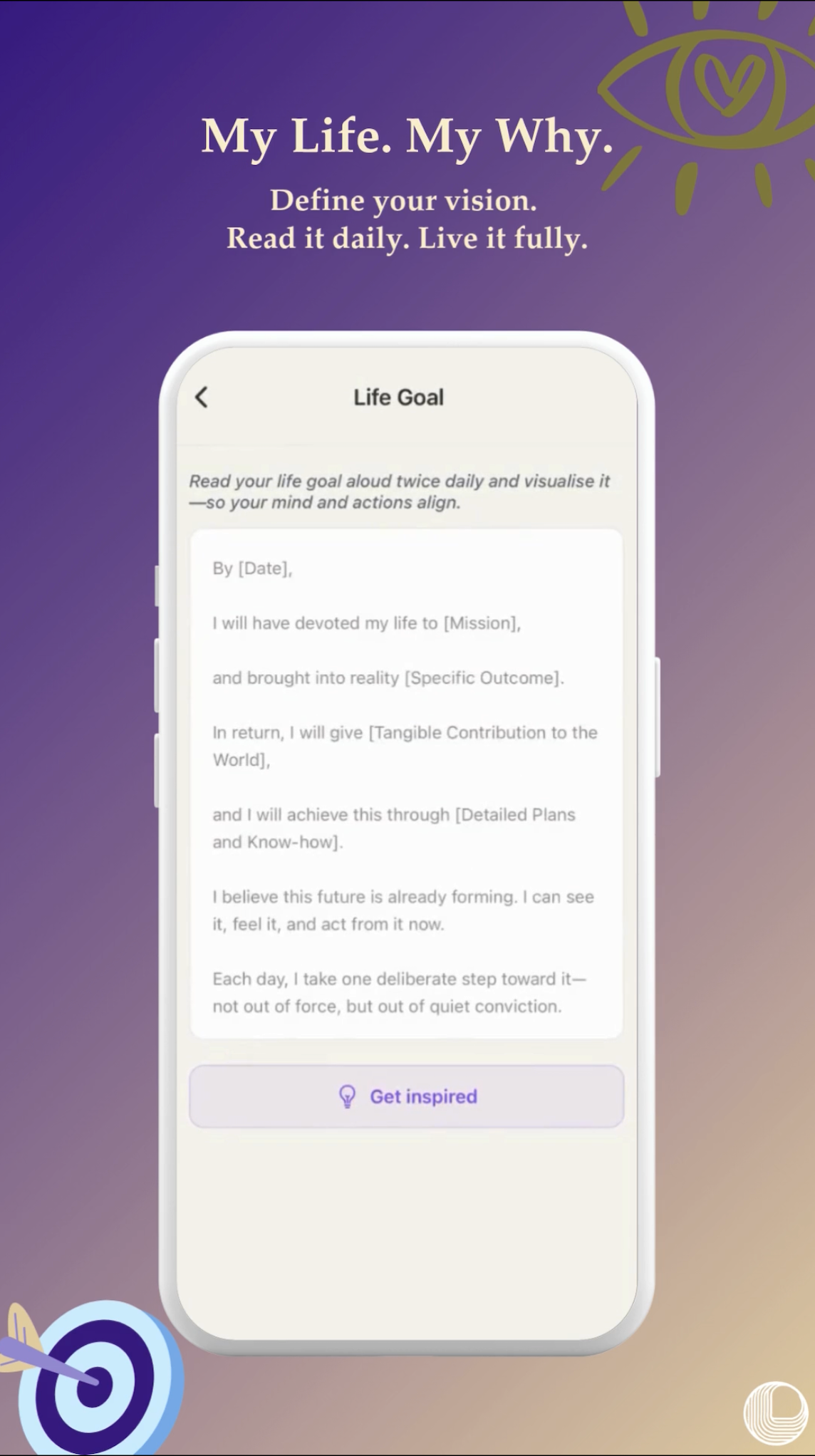 Screenshot from 10 Life Goals Examples from Historys Greatest Minds