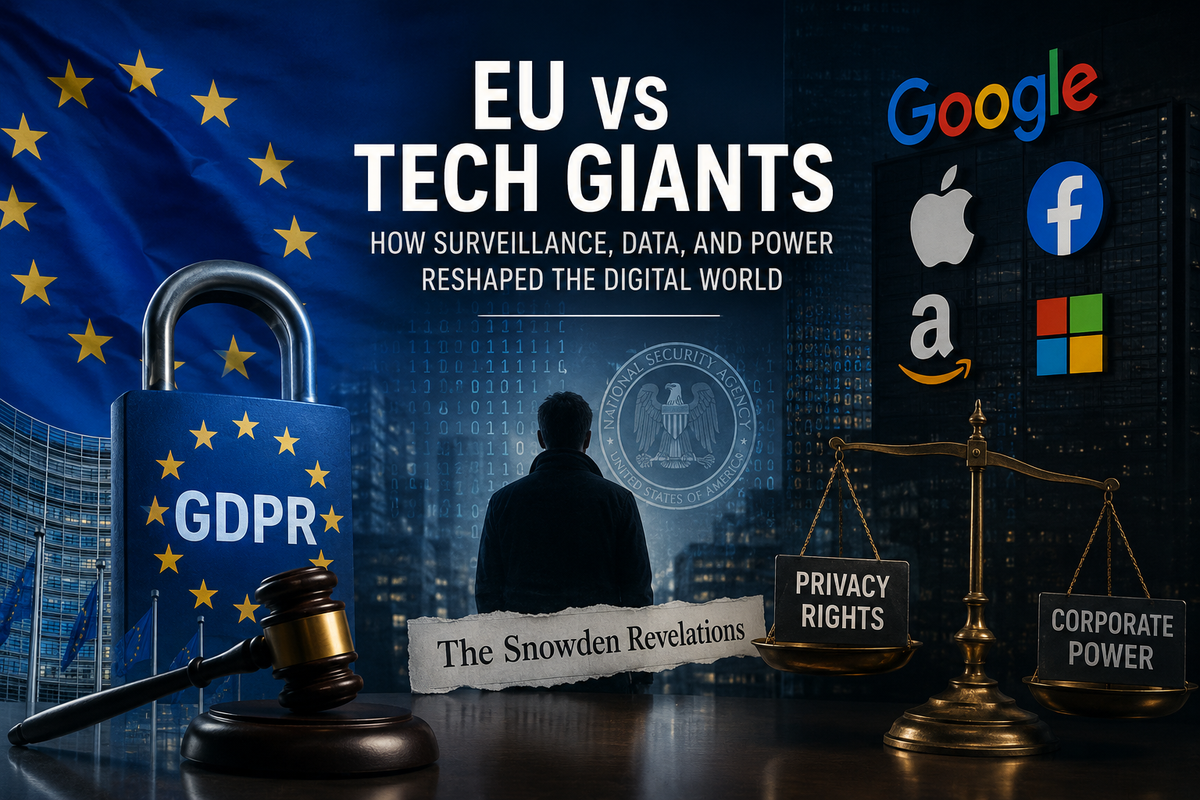 EU vs Tech Giants: How Surveillance, Data, and Power Reshaped the Digital World