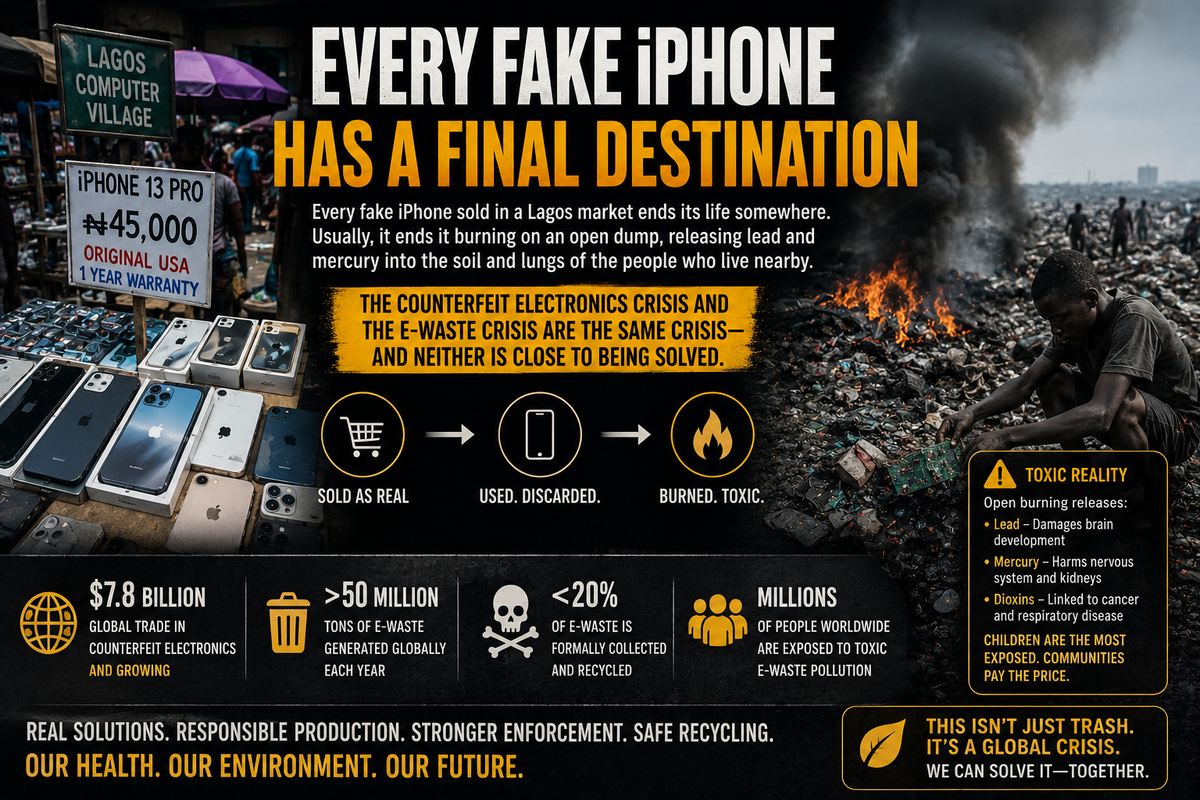 Fake Phones,Real Poison.The Hidden Cost of Counterfeit Electronics in Africa