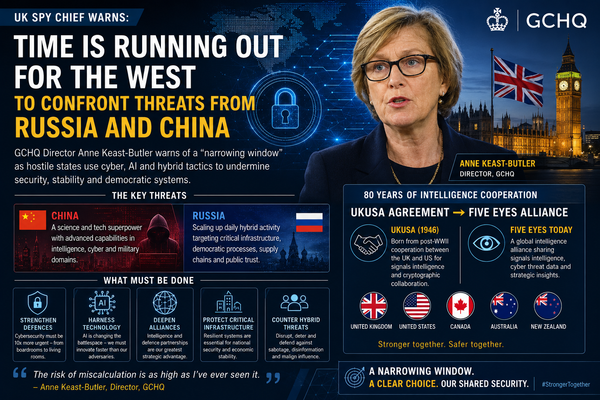 UK Spy Chief Warns of a “Narrowing Window”: Why the West’s Cyber and Intelligence Alliances Matter More Than Ever