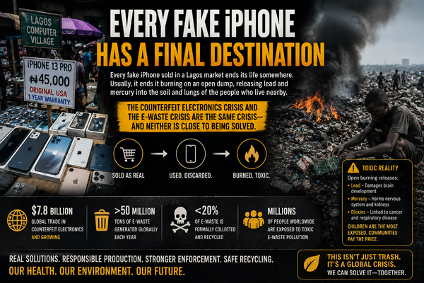 Fake Phones,Real Poison.The Hidden Cost of Counterfeit Electronics in Africa