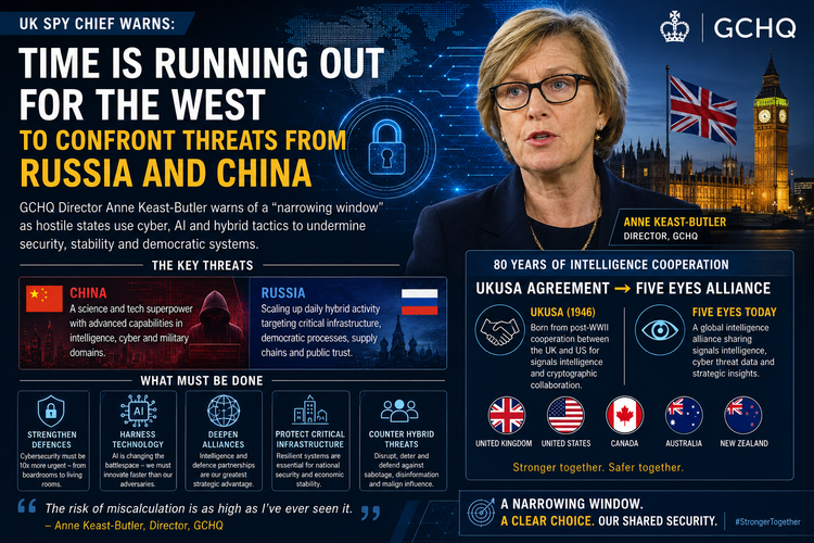UK Spy Chief Warns of a “Narrowing Window”: Why the West’s Cyber and Intelligence Alliances Matter More Than Ever