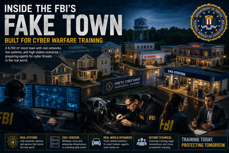 Inside the FBI's Fake Town Built for Cyber Warfare Training