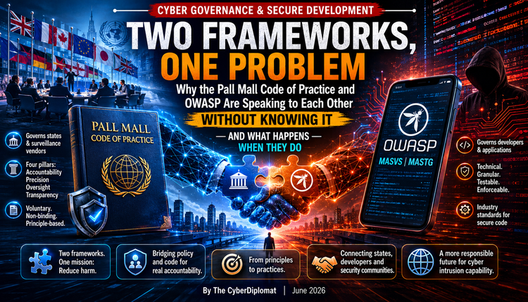 Two Frameworks, One Problem: Why the Pall Mall Code of Practice and OWASP Are Speaking to Each Other Without Knowing It — And What Happens When They Do