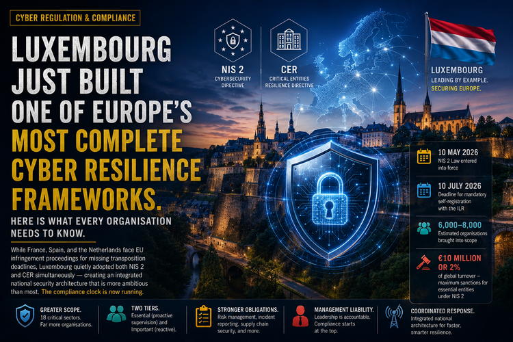 Luxembourg Just Built One of Europe's Most Complete Cyber Resilience Frameworks. Here Is What Every Organisation Needs to Know.