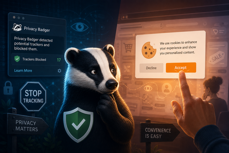 Privacy Badger and the Privacy Paradox: Why We Say One Thing and Click Another