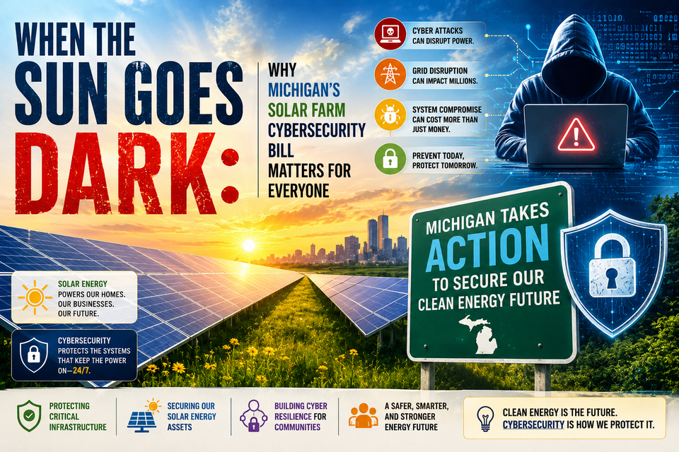 When the Sun Goes Dark: Why Michigan's Solar Farm Cybersecurity Bill Matters for Everyone