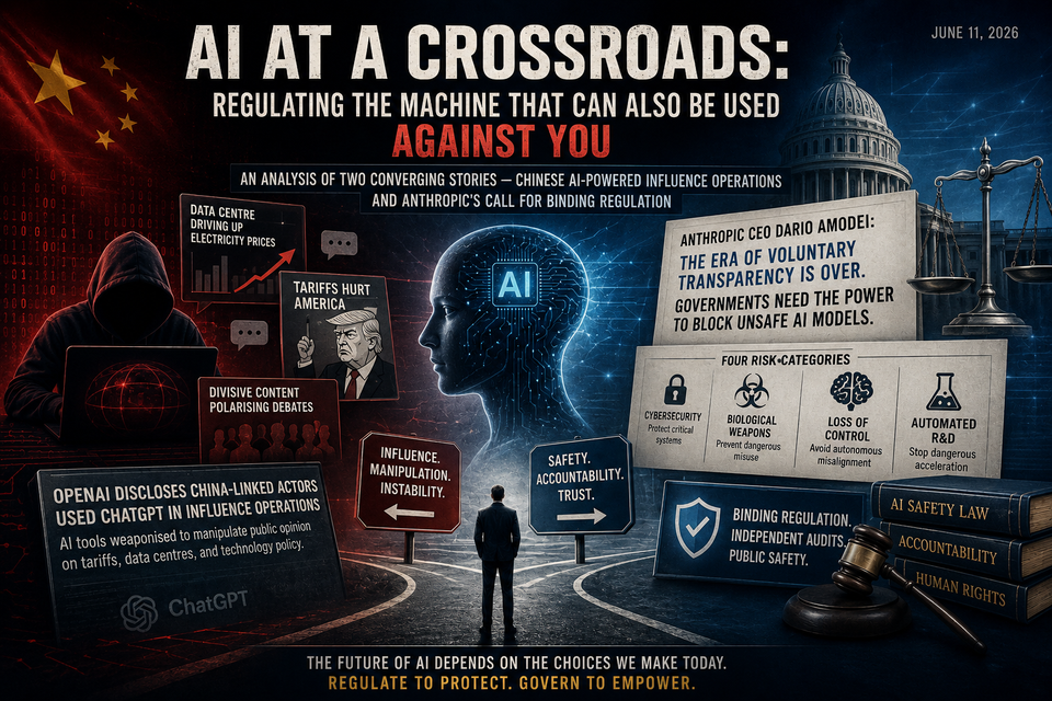AI at a Crossroads: Regulating the Machine That Can Also Be Used Against You