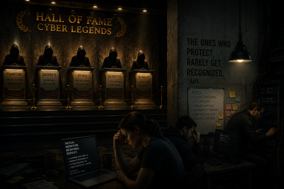 The Hall of Fame Problem: Cybersecurity Celebrates Those Who Break Things — But Has No Trophy for Those Who Build Them Right
