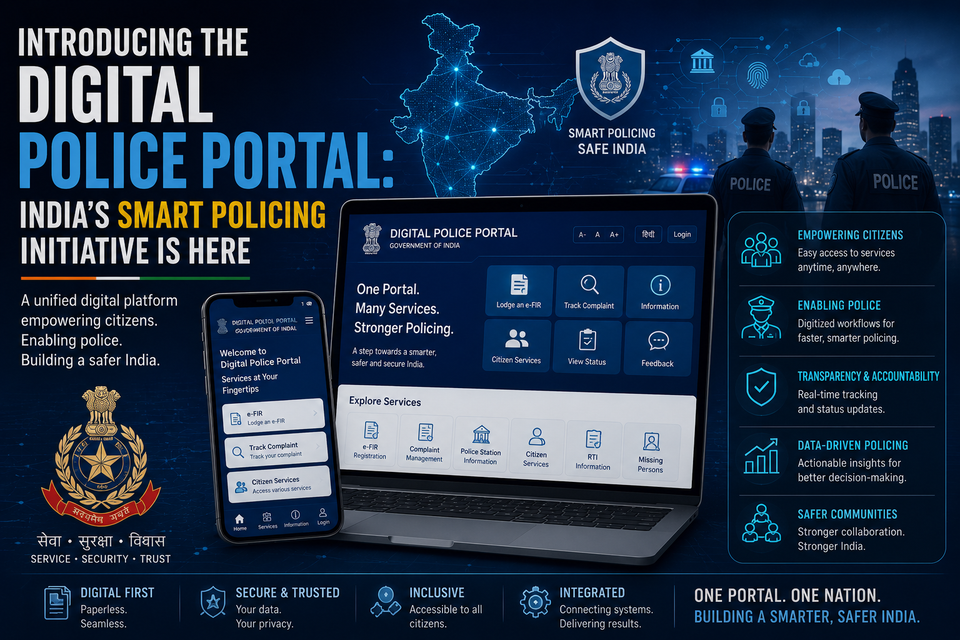 Introducing the Digital Police Portal: India's SMART Policing Initiative Is Here