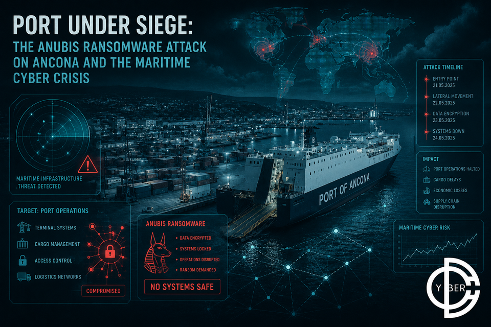 Port Under Siege: The Anubis Ransomware Attack on Ancona and the Maritime Cyber Crisis