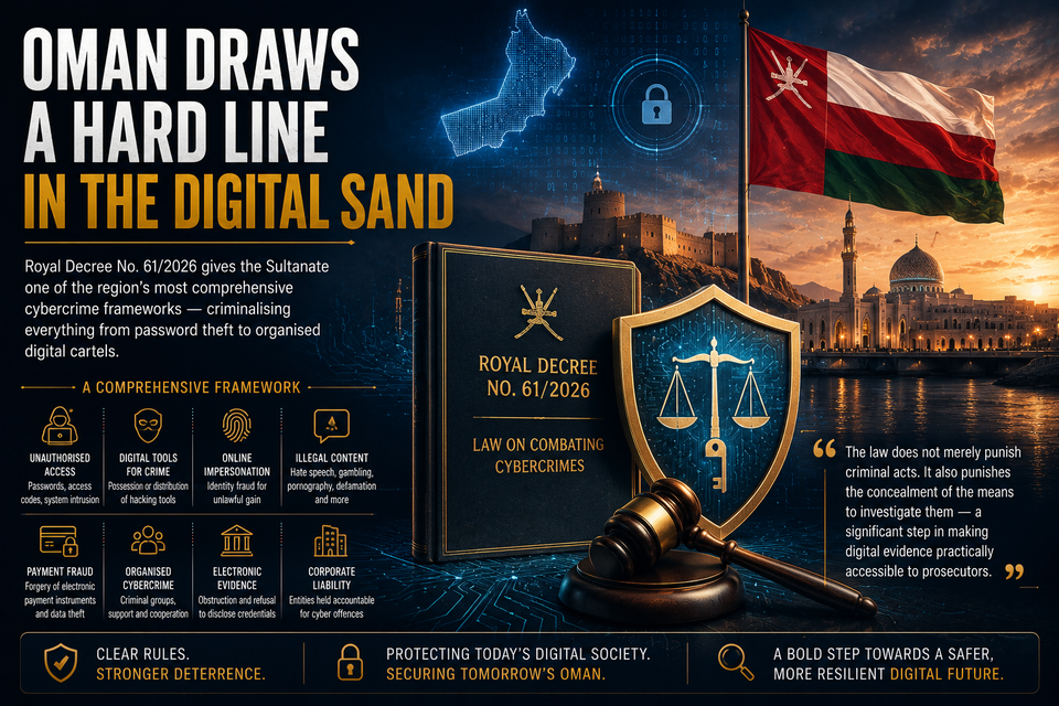 OMAN DRAWS A HARD LINE IN THE DIGITAL SAND
