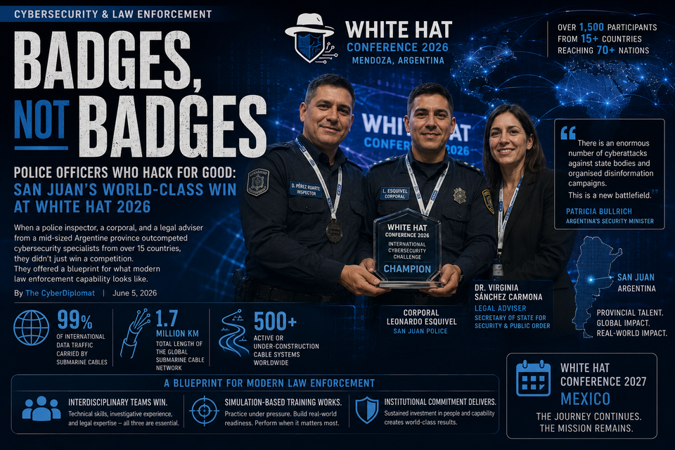 Badges, Not Badges — Police Officers Who Hack for Good: San Juan's World-Class Win at White Hat 2026