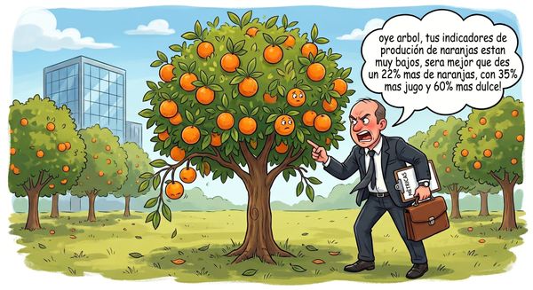 la necesidad como principio de liderazgo explicado con naranjas
