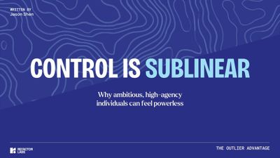283: Control is sublinear