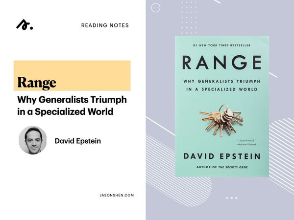 Range: Why Generalists Triumph in a Specialized World